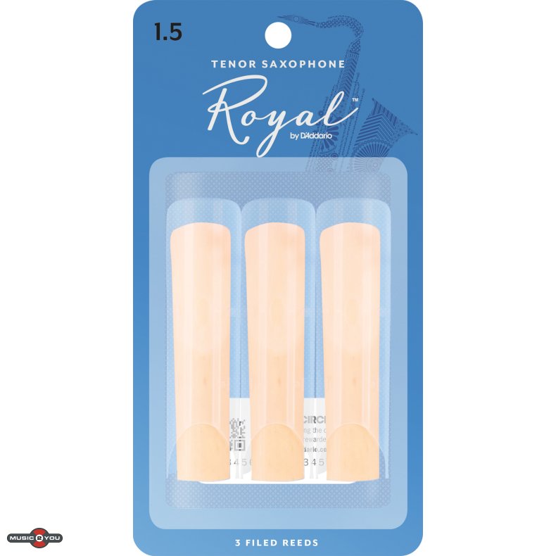 D'Addario Royal Saxofon-blade Tenor - 3 Pack