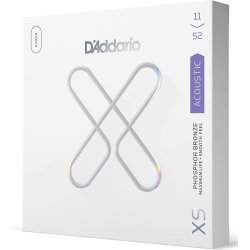 D�Addario XSAPB1152 - Custom Light Coated Acoustic Western-strenge 011-052 - 3 pack