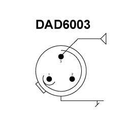 DPA DAD6003 - MicroDot-adapter for Sennheiser / Trantec / Shure / Wisycom