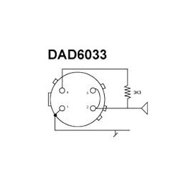 DPA DAD6033 - MicroDot-adapter for Audio-Technica