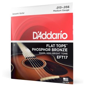DAddario EFT17 - Medium Flat Tops Western-strenge .013-.056