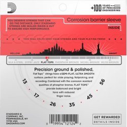 DAddario EFT17 - Medium Flat Tops Western-strenge .013-.056