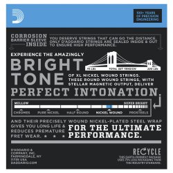 D'Addario EXL125-3D 3 pack El-guitar strenge 0.09 - 0.46