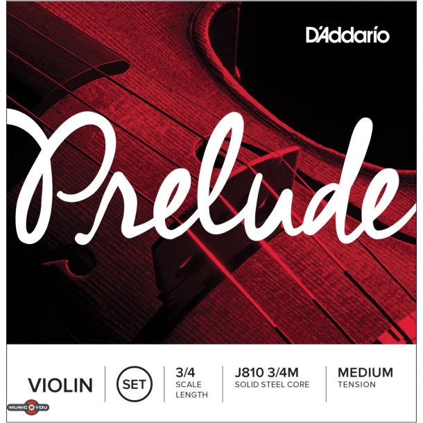 DAddario Prelude J810 - Medium Tension Violin-strenge 3/4