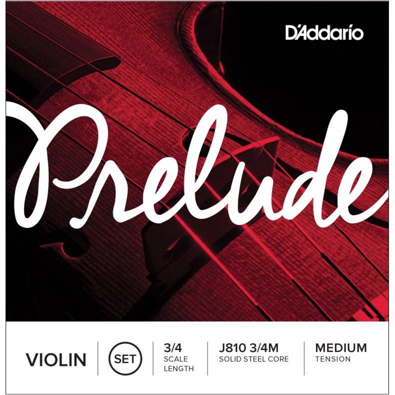 DAddario Prelude J810 - Medium Tension Violin-strenge 3/4