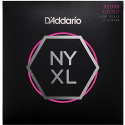 D'Addario NYXL 32130 Long Scale Bass 32 - 130 til 6-strenget bas