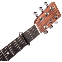 D'Addario PW-CP-18 Cradle Capo til El og Western guitar - Slv