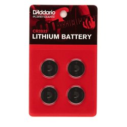 D'Addario CR2032 Lithium Batteri 4-Pack