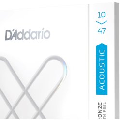 DAddario XSAPB1047-12 - Light Coated Acoustic Western-strenge 010-047 Til 12-Strenget