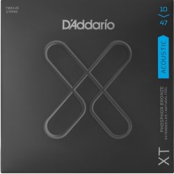 DAddario XTAPB1047-12 - Extra Light Acoustic Western-strenge 010-047 Til 12-Strenget