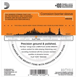 DAddario EFT15 - Extra Light Flat Tops Western-strenge 010-047