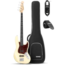 Donner DJB-510B El-bas med gigbag - Olympic white