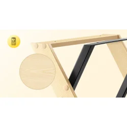 Donner Oura R300 El klaver Bundle - Light wood