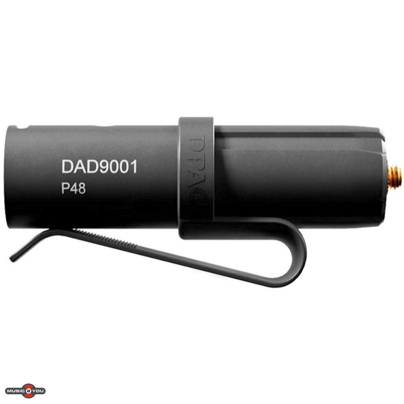 DPA DAD9001 Adapter - MicroLock til 3-pin XLR med Belt Clip