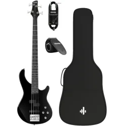 Donner DPJ-100B El-bas med gigbag - Sort