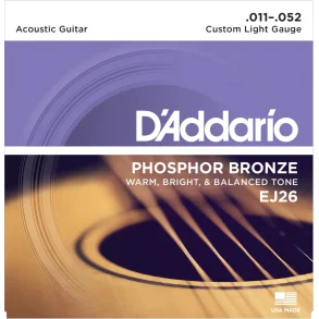 D'Addario EJ26 Western guitar strenge 0.11 - 0.52