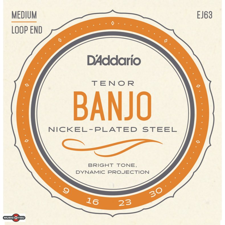 Daddario EJ63 Tenor Banjo strenge (4-strengs)