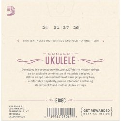 D'Addario EJ88C Concert Ukulelestrenge