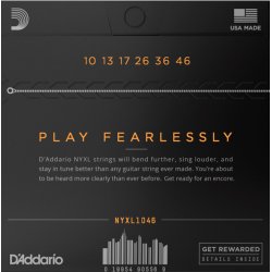 D'Addario NYXL1046 El-guitar strenge 0.10 - 0.46