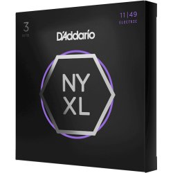 D'Addario NYXL1149-3P 3 pack El-guitar strenge 0.11 - 0.49