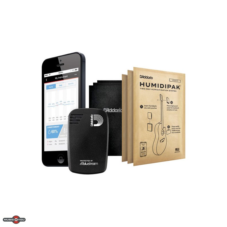 DAddario PW-HPHT-01 Humidipak Combo pakke