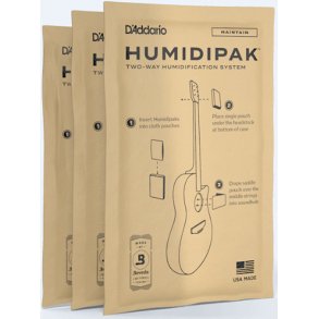 DAddario PW-HPRP-03 Humidipak Maintain refill 3-pack