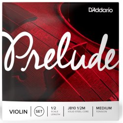 D'Addario Prelude J810 - Medium Tension Violin-strenge 1/2