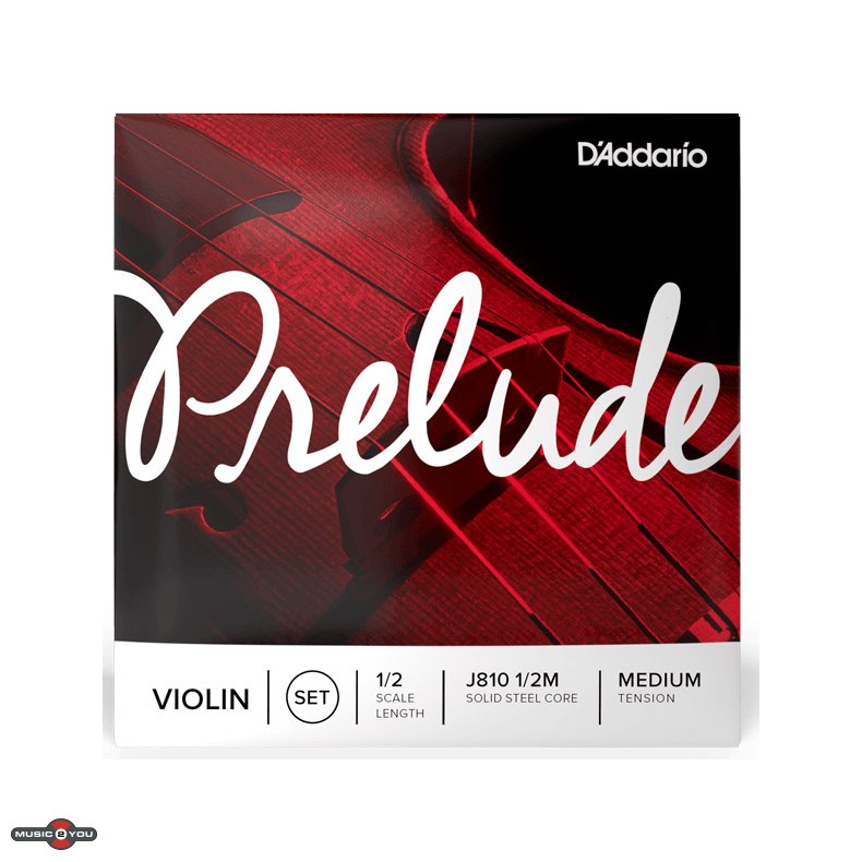 D'Addario Prelude J810 - Medium Tension Violin-strenge 1/2