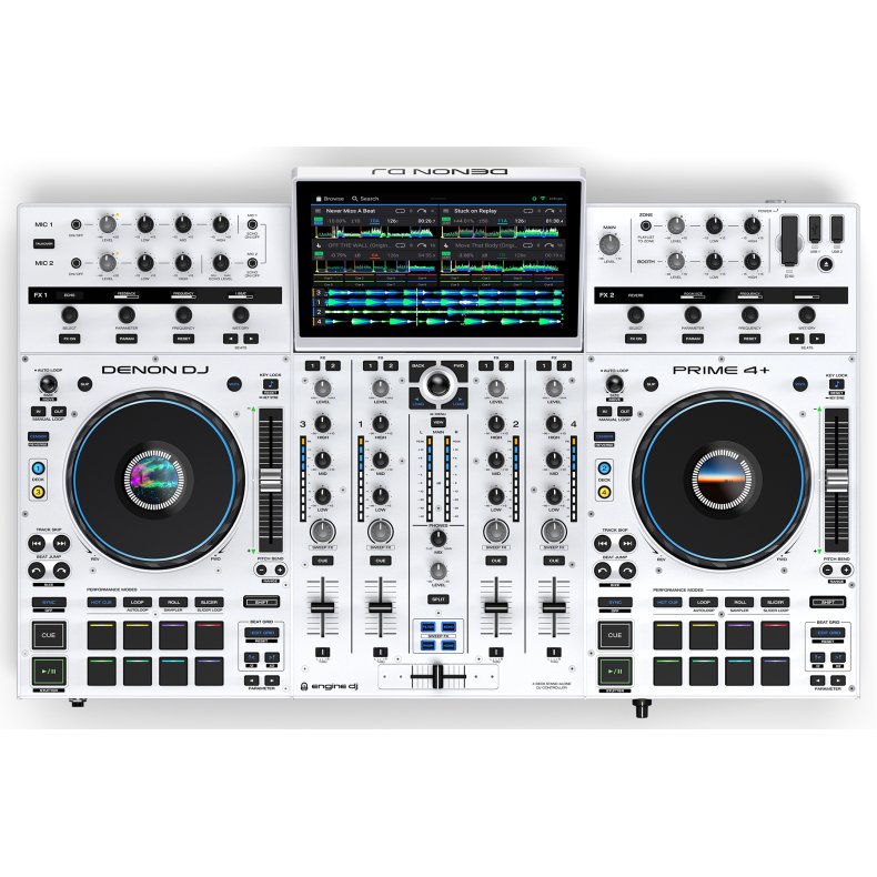 Denon DJ Prime 4+ Special Edition White DJ Controller