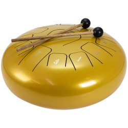 Dimavery TD-12 Stl Tongue tromme - C Major - Guld