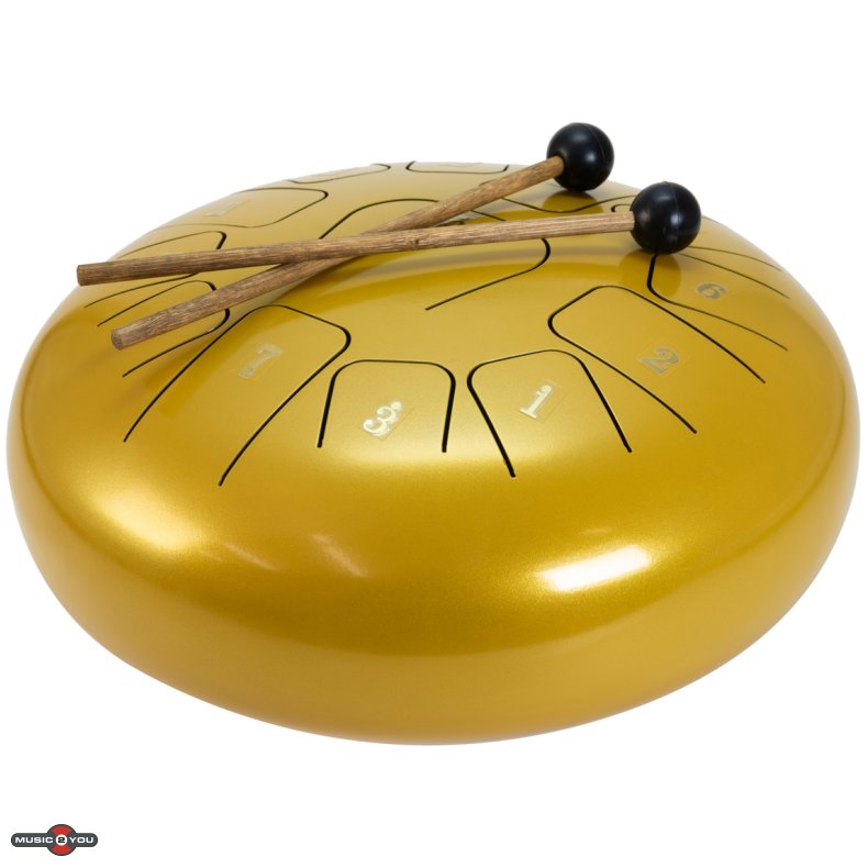 Dimavery TD-12 Stl Tongue tromme - C Major - Guld