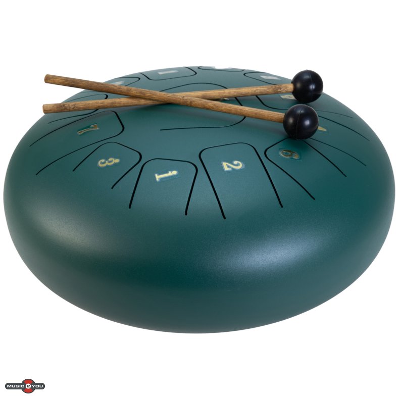 Dimavery TD-12 Stl Tongue tromme - C Major - Grn