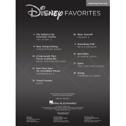 Disney Favorites - Beginning Piano Solo