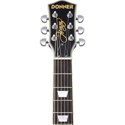 Donner DJP-1000S Elguitar med Gigbag - Sort