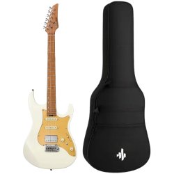 Donner DST-550 Elguitar med Gigbag - Hvid