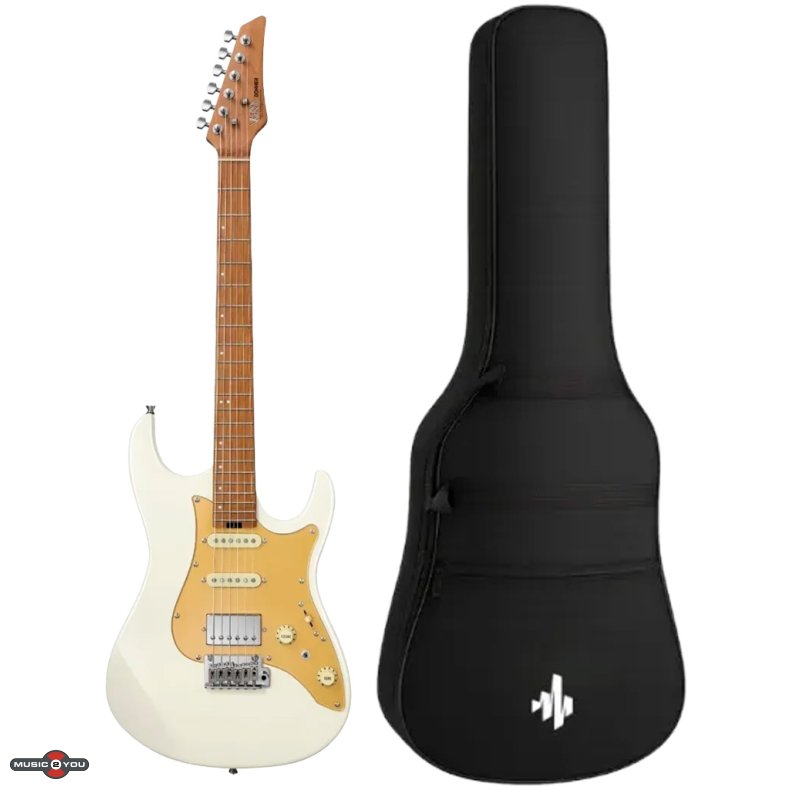 Donner DST-550 Elguitar med Gigbag - Hvid