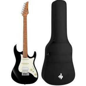 Donner DST-550 Elguitar med Gigbag - Sort