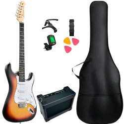 Donner DST-80 Elguitar Bundle - Sunburst