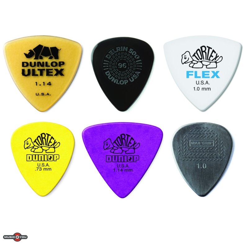 Dunlop PVP117 Bass Variety Pack - 6 stk. pakke