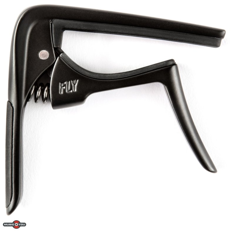Dunlop Trigger Fly Capo 63CBK Curved - Sort