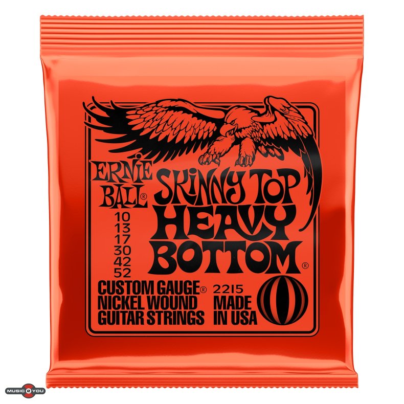 Ernie Ball 2215 Skinny Top Heavy Bottom El-guitar strenge 010-052
