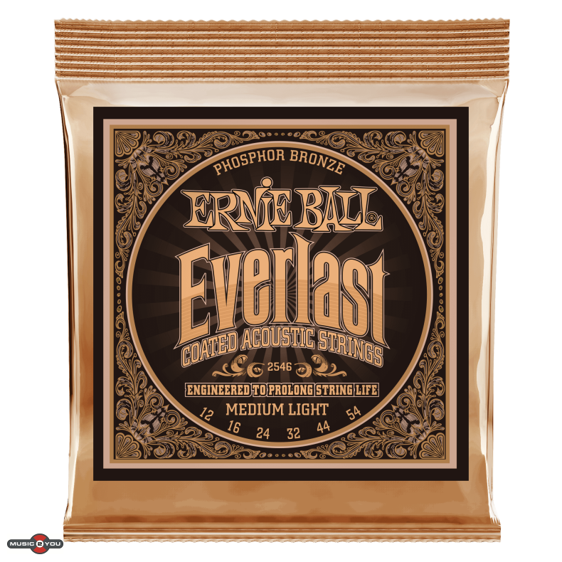 Ernie Ball 2546 Medium Light - Coated Phosphor Bronze Acoustic western-strenge 012-054
