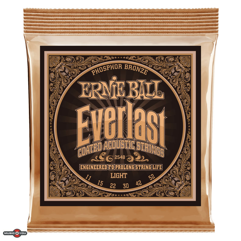 Ernie Ball 2548 - Light Coated Phosphor Bronze Acoustic western-strenge 011-052