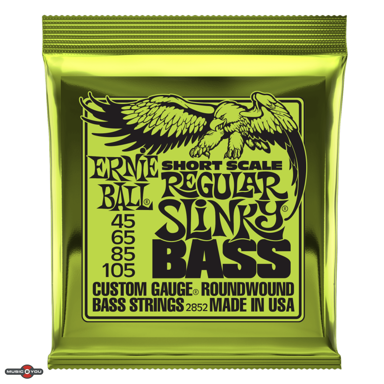Ernie Ball 2852 Regular Slinky Short Scale Bass 45 - 105 til 4-strenget bas