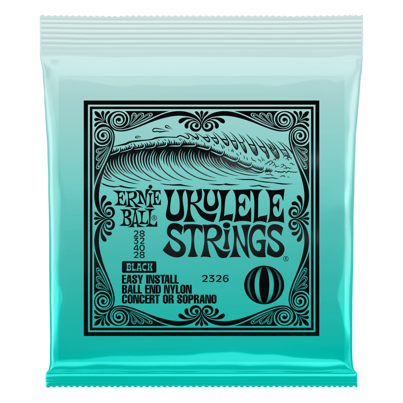 Ernie Ball 2326 Ukulele strenge - Sort 