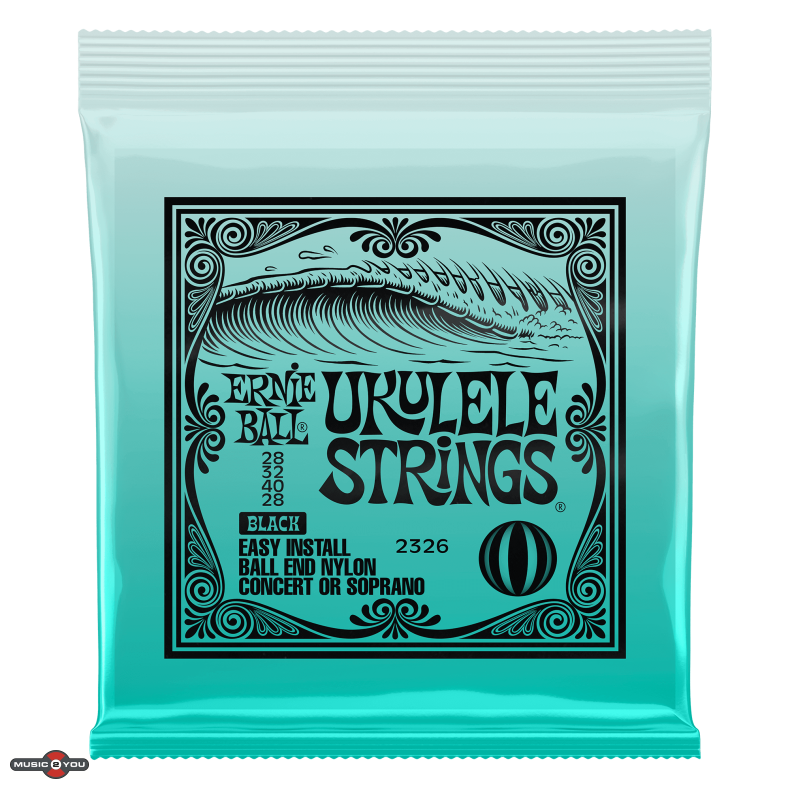 Ernie Ball 2326 Ukulele strenge - Sort 