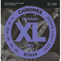 D'Addario ECG24 Flat Wound 0.11 - 0.50