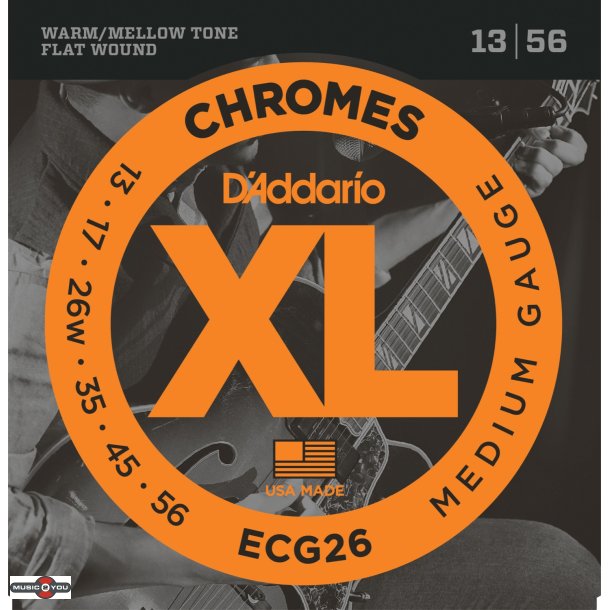 D'Addario ECG26 Flat Wound 0.13 - 0.56