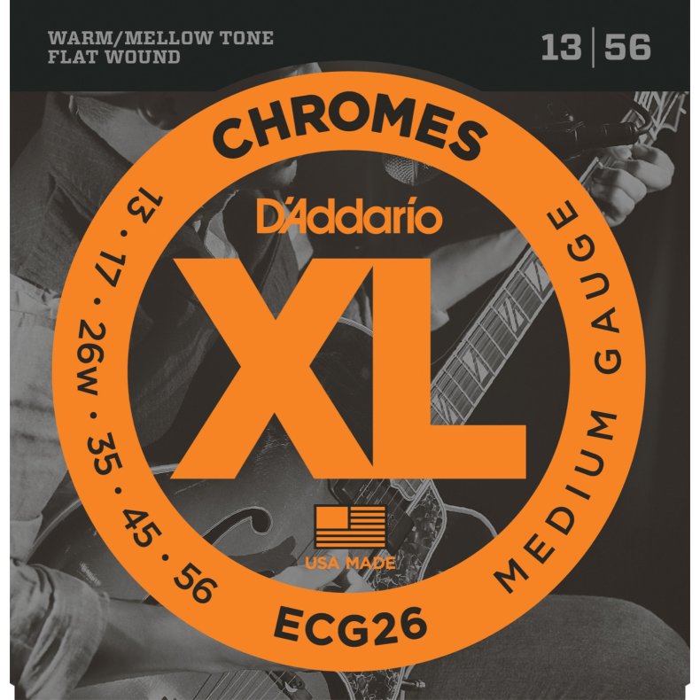 D'Addario ECG26 Flat Wound 0.13 - 0.56