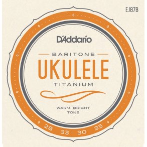 D'Addario EJ87B Bariton Ukulelestrenge Titanium
